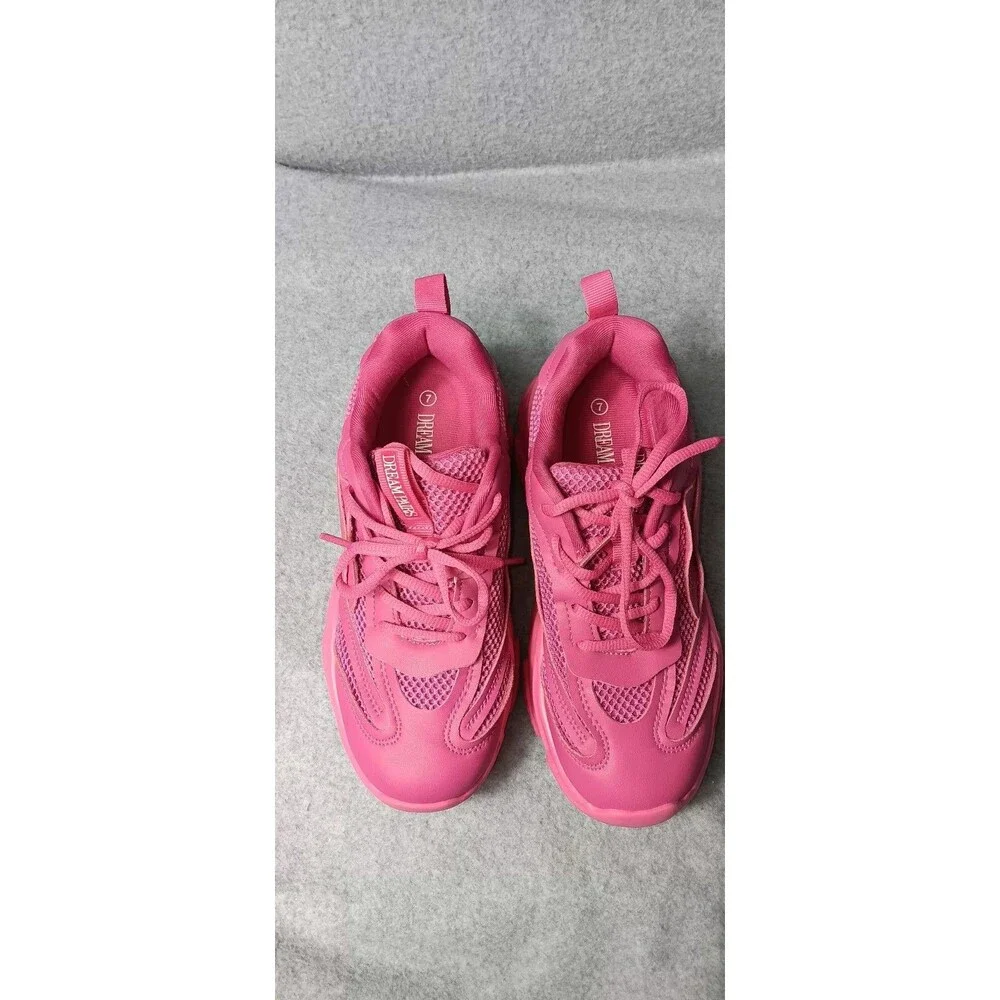 Dream Paris Jaxon Platform Chunky Fashion Sneakers Womens 7 Hot Pink Barbiecore